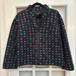 Carlisle  Chic Contemporary Black Art To Wear Full Zip Jacket Size 10 Medium Photo 0