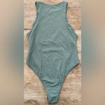 ZARA  Women’s Size‎ Medium Moss Green Sleeveless Bodysuit Photo 2