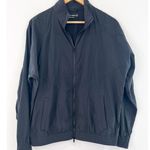 Outdoor Voices Black Nylon Windbreaker Jacket Water Resistant Bomber Small Photo 0