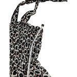 Diane Von Furstenberg  Black White Floral Maxi Dress XXL Smocked Adjustable Strap Photo 6