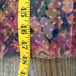 Anthropologie  Maeve Navy Pink midi Dress size XL Photo 5