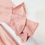 MORE TO COME Khloe Ruffle Sleeve Mini Dress in Blush XS Pink Photo 5