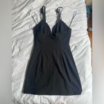 ZARA black cocktail dress with rhinestone straps Photo 3