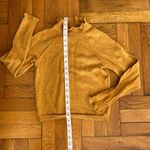 Free People Women’s Mustard Pullover Sweater 100% Merino Wool - XS Photo 4