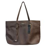 joe's jeans New Tote Bag Womens Large Brown Vegan Leather Purse Travel Classic Photo 0