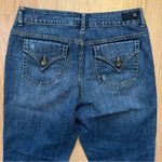 Vera Wang Simply Women's Blue Jeans Size 6 Distressed Straight Leg Low Rise Photo 7