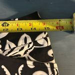 Diane Von Furstenberg  Black and White Floral Shorts | Size 4 Photo 4