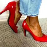 Marc Jacobs Vintage Marc Jacob Red heels in good condition Size 8.5 Photo 0