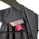 Vince Camuto Navy Sleeveless Layered Chiffon Blouse Top Size M Photo 3