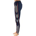 Rag and Bone Raja Midnight Blue Skinny Embroidered Low Waist Denim Jeans Pants 25 Photo 2