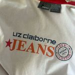 Liz Claiborne VTG Womens Red Barn Jacket Size Medkium Fisherman core Fall Photo 3