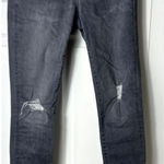 Universal Threads Universal Thread Grey Wash Mid Rise Skinny Jeans Rip Knee Stretch Denim Sz 4 27L Photo 0