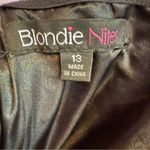 Blondie Nites “Tori” Strapless Glitter Mesh Corset Gown Black Junior’s Sz 13 Photo 7