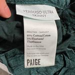 Paige Verdugo Ultra Skinny Jeans Size 28 in Dark Green EUC Photo 3