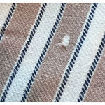 Chaser  Women's Striped Tan White Blue Wide Leg Pull-on Belted Pants Size S‎ Photo 2