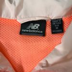 New Balance Run Light Pack Neon Orange Pockets Windbreaker Rain Jacket, Size M Photo 4