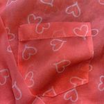 Aeropostale Bubblegum Pink Heart Long Sleeve Blouse Photo 3