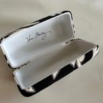 Vera Bradley  Black and White Floral Fabric Clamshell Eyewear Case Photo 1