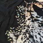 Romeo + Juliet Couture Black Flowy Tank Top Size Large Photo 2