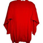 Vintage OHI‎ Red Acrylic Sweater Size M Photo 0