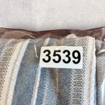 Paper Crane  Dress Womens M Striped Blue Gray Linen Pockets Casual Shift Relaxed‎ Photo 8