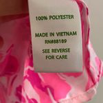 Lilly Pulitzer Langston blouse coral reef flamingos pink bow tie sleeves Small Photo 9
