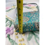 Vera Bradley  Shoulder Bag Teal Paisley Pattern Flap Top Closure Photo 7