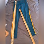 Zyia Active Janis Light n Tight High Rise 7/8 Blue Stripe Leggings size 4 Photo 7