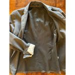 Theory  Blazer Women 6‎ Gray Wool Single Breasted Tailored One Button Corpcore Photo 11