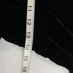 Loft Ann Taylor Womens Silk Rayon Black Flare Velvet Pants Zip Trousers Sz 10 Photo 7