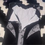 NIKIBIKI Black and White Strapless Cocktail Dress Photo 2