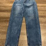 BDG  Denim Pleated High Waisted Straight Leg Jeans Photo 0