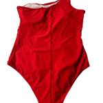 Red one shoulder swimsuit Size XL Photo 1