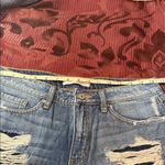 KanCan Blue Distressed Jean Shorts Size 28 Photo 2