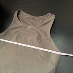 Lululemon  Athletica Invigorate Training Tank Top with Bra Olive Green 2 Photo 8