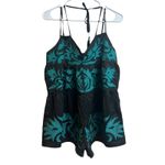 Free People  Everblue Romper Black Blue XS Photo 1