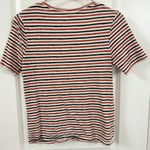 Scotch & Soda  Multicolor Striped V-Neck Tee Photo 4