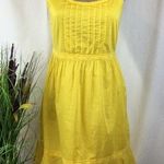 United Colors Of Benetton Benetton Yellow Sleeveless Cotton Summer Dress New S Photo 0