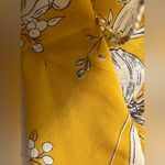 Lulus Darling Daylily Mustard Yellow Floral Print High-Low Maxi Dress Photo 9