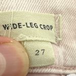 Madewell Wide-Leg Crop Jeans Garment-Dyed Women’s Size 27 Pink High-Rise Stretch Photo 5