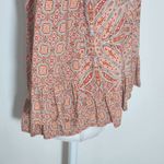 Sanctuary  Off-the-Shoulder Pink Boho Cropped Blouse Size XS Cropped Peasant Top Photo 5