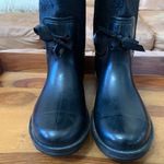 Stuart Weitzman  Tall Black Rain Boots Photo 7