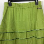 Matilda Jane  Lime Layered Ruffle Skirt Size Medium Photo 1