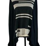 Michael Lauren XS/Small Batwing Sweater Stretch Long Sleeve Scoop Neck Geometric Photo 0