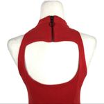 Free People  Kitty Kat Bodycon Cutout Mini Dress Sleeveless Mock Neck Small Photo 4