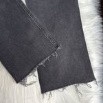 Free People  Washed Black High Rise Crop Jeans Photo 7
