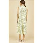 Hunter Bell ‎ Westin Midi Dress Green Gardenia Floral Sleeveless Photo 1