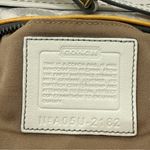 Coach Vintage Y2K 2182 Metallic Silver Monogram Canvas Baguette Demi Mini Bag Photo 6