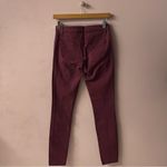 Charlotte Russe  Refuge Burgundy Low Rise Skinny Jeans Size 4 GUC Photo 1
