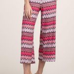 Trina Turk Bubble Gum Geo Makon Wide Leg Crop Pants XS NEW Photo 9